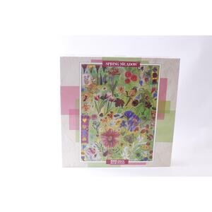 Spring Meadow, 1000 Piece Jigsaw Puzzle, Bright Floral1998, Ceaco, 27 x 20